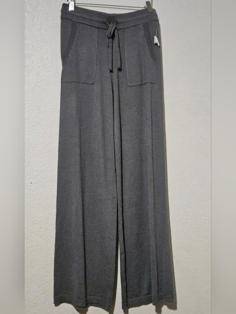 Splendid Cashblend Wide Leg Sweater Pants Sage Green